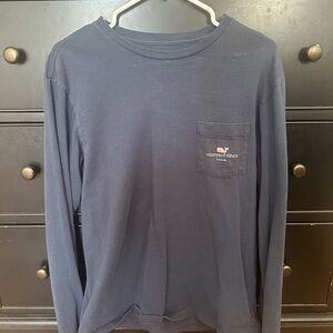 Vineyard Vines  Navy Long Sleeve Shirt